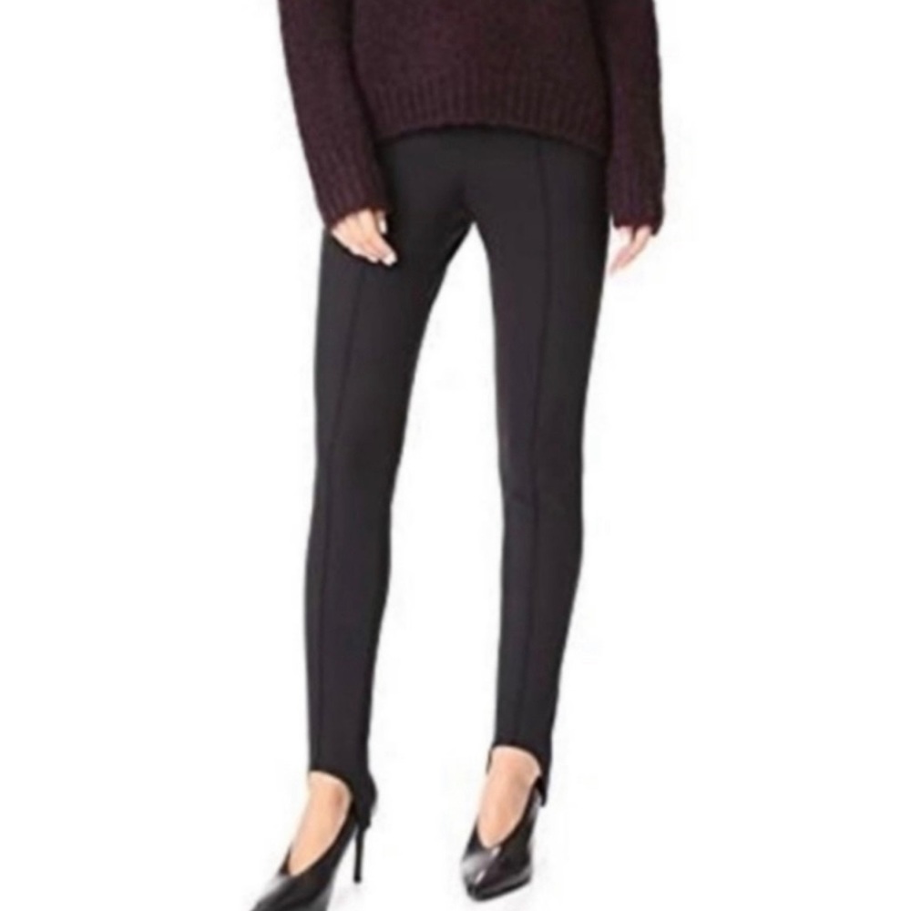 NWOT Vince Black Stirrup Front Detail Leggings Pants